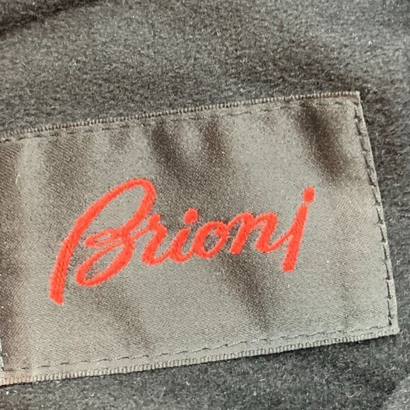 Brioni Reversible 100% Cashmere Full Length Trench Coat Men's 52 (Italian) L US - Picture 8 of 11